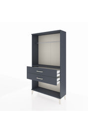 Arges Dolap Tek Raflı 2 Çekmeceli Tek Askılı 88x30x163 - S21M153V5A