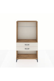 Arges Dolap Tek Raflı 2 Çekmeceli Tek Askılı 88x30x163 - S21M153V7A