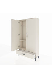 Arges Dolap 2 Raflı Tek Çekmeceli Tek Askılı 88x30x163 - S21M154V1A