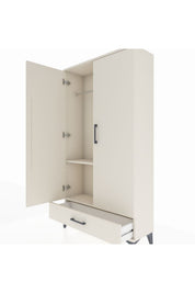 Arges Dolap 2 Raflı Tek Çekmeceli Tek Askılı 88x30x163 - S21M154V1A