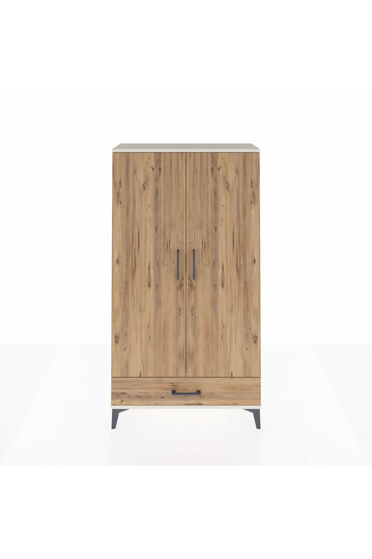 Arges Dolap 2 Raflı Tek Çekmeceli Tek Askılı 88x30x163 - S21M154V3A