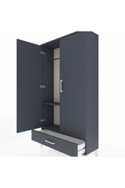 Arges Dolap 2 Raflı Tek Çekmeceli Tek Askılı 88x30x163 - S21M154V5A