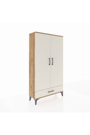 Arges Dolap 2 Raflı Tek Çekmeceli Tek Askılı 88x30x163 - S21M154V7A