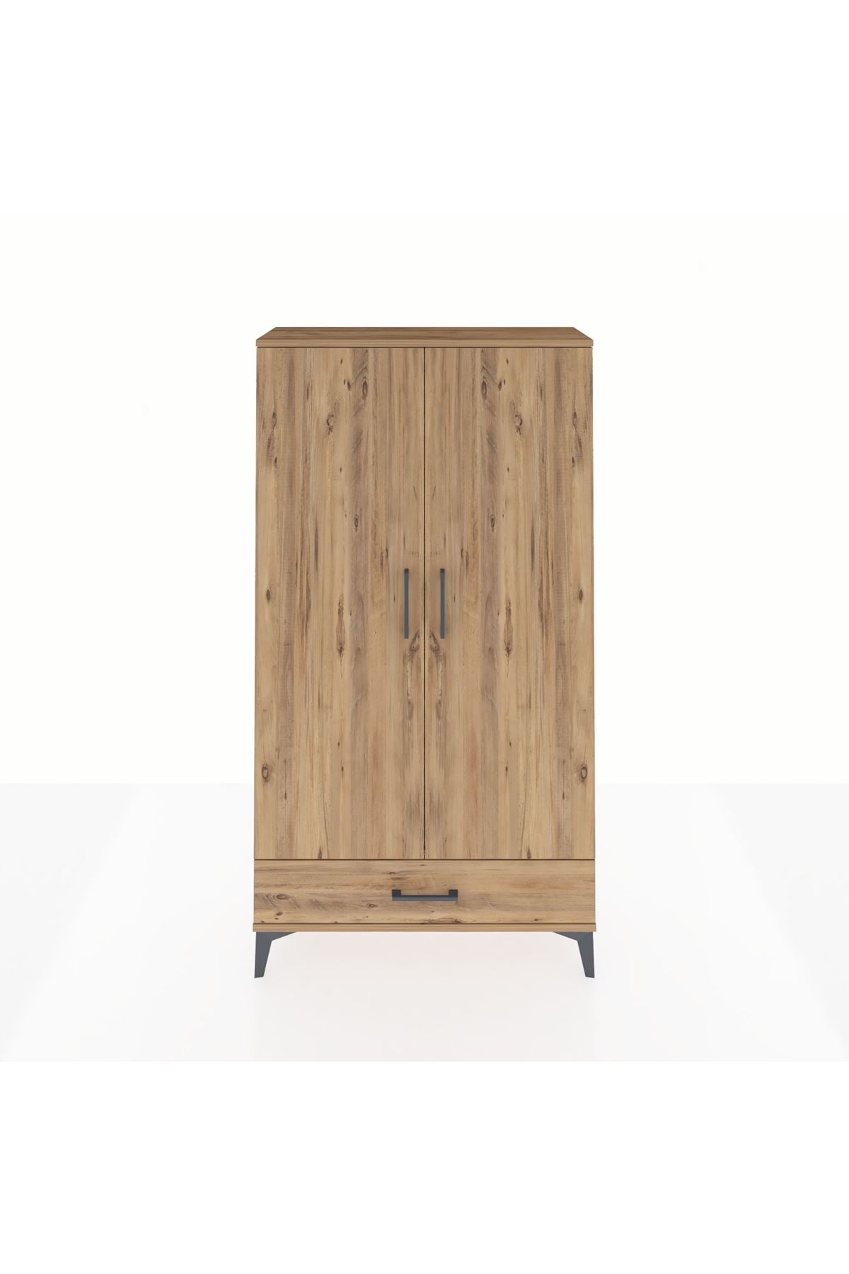 Arges Dolap 2 Raflı Tek Çekmeceli Tek Askılı 88x30x163 - S21M154V9A