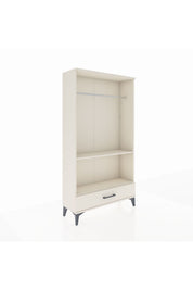 Arges Dolap 2 Raflı Tek Çekmeceli Tek Askılı 88x30x163 - S21M155V1A
