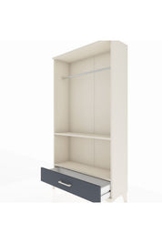 Arges Dolap 2 Raflı Tek Çekmeceli Tek Askılı 88x30x163 - S21M155V2A