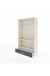 Arges Dolap 2 Raflı Tek Çekmeceli Tek Askılı 88x30x163 - S21M155V2A