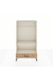 Arges Dolap 2 Raflı Tek Çekmeceli Tek Askılı 88x30x163 - S21M155V3A