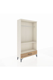 Arges Dolap 2 Raflı Tek Çekmeceli Tek Askılı 88x30x163 - S21M155V3A