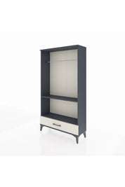 Arges Dolap 2 Raflı Tek Çekmeceli Tek Askılı 88x30x163 - S21M155V4A