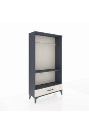 Arges Dolap 2 Raflı Tek Çekmeceli Tek Askılı 88x30x163 - S21M155V4A