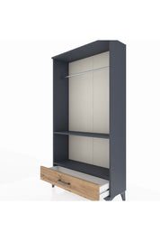 Arges Dolap 2 Raflı Tek Çekmeceli Tek Askılı 88x30x163 - S21M155V6A