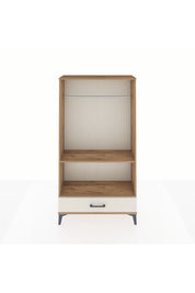 Arges Dolap 2 Raflı Tek Çekmeceli Tek Askılı 88x30x163 - S21M155V7A