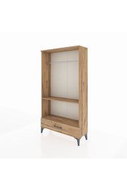 Arges Dolap 2 Raflı Tek Çekmeceli Tek Askılı 88x30x163 - S21M155V9A