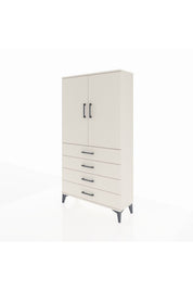 Arges Dolap 3 Raflı 4 Çekmeceli 2 Kapaklı 88x30x163 - S21M156V1A