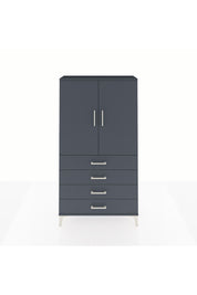 Arges Dolap 3 Raflı 4 Çekmeceli 2 Kapaklı 88x30x163 - S21M156V5A