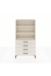 Arges Dolap 3 Raflı 4 Çekmeceli 88x30x163 - S21M157V1A