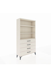 Arges Dolap 3 Raflı 4 Çekmeceli 88x30x163 - S21M157V1A