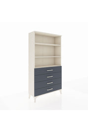 Arges Dolap 3 Raflı 4 Çekmeceli 88x30x163 - S21M157V2A