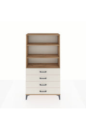 Arges Dolap 3 Raflı 4 Çekmeceli 88x30x163 - S21M157V7A
