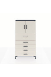 Arges Dolap 2 Raflı 5 Çekmeceli 2 Kapaklı 88x30x163 - S21M158V4A