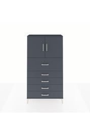 Arges Dolap 2 Raflı 5 Çekmeceli 2 Kapaklı 88x30x163 - S21M158V5A