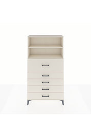 Arges Dolap 2 Raflı 5 Çekmeceli 88x30x163 - S21M159V1A