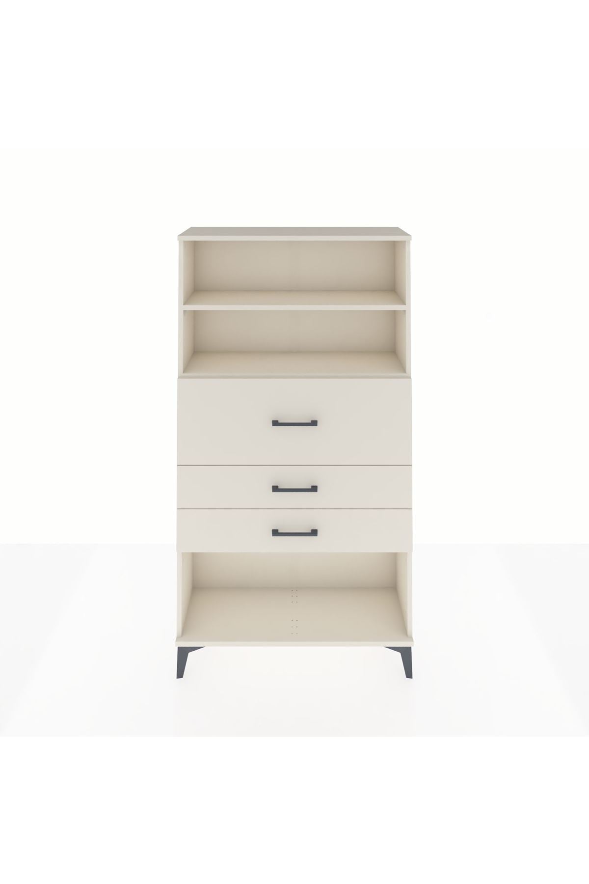 Arges Dolap 2 Raflı 3 Çekmeceli 88x30x163 - S21M160V1A