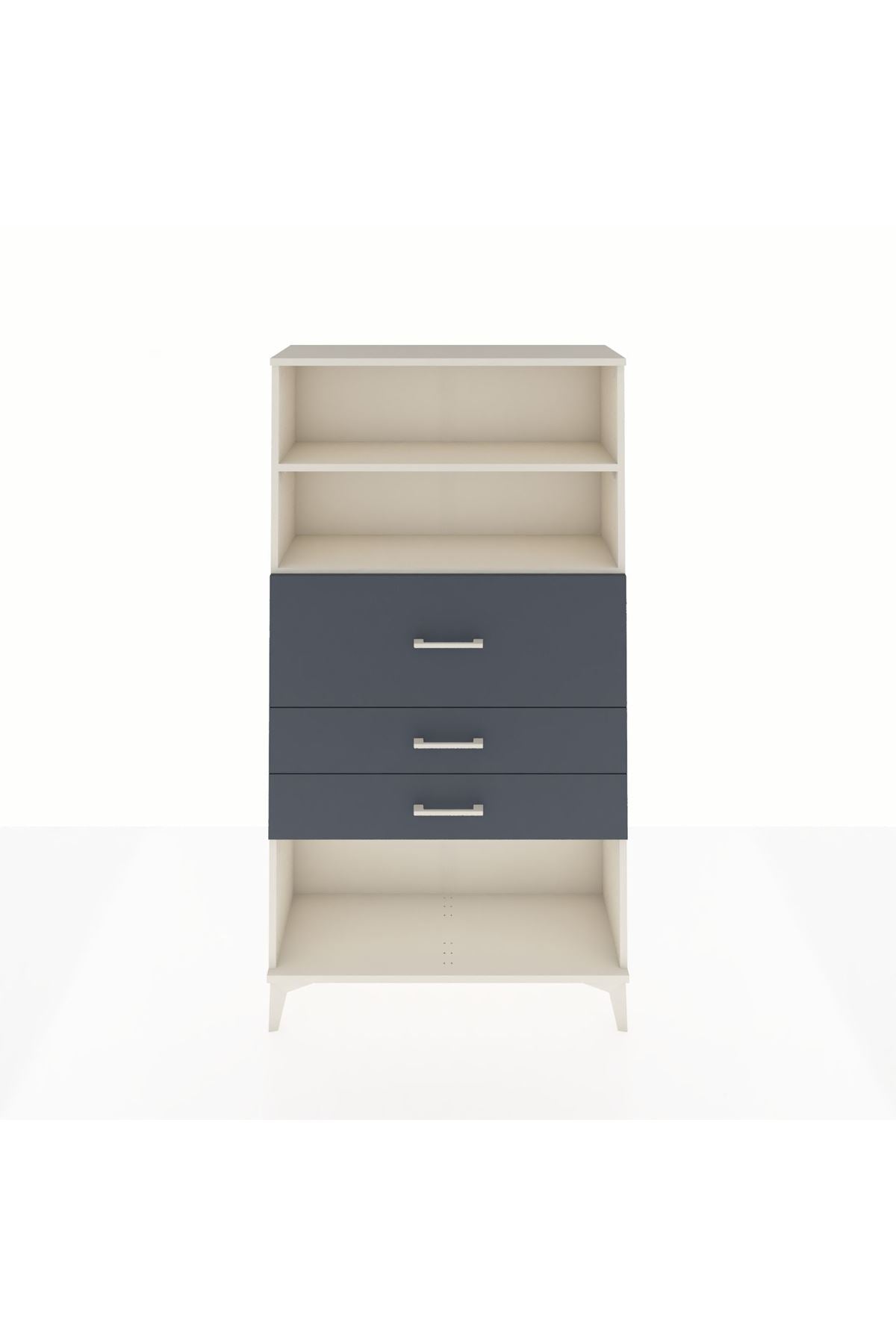 Arges Dolap 2 Raflı 3 Çekmeceli 88x30x163 - S21M160V2A
