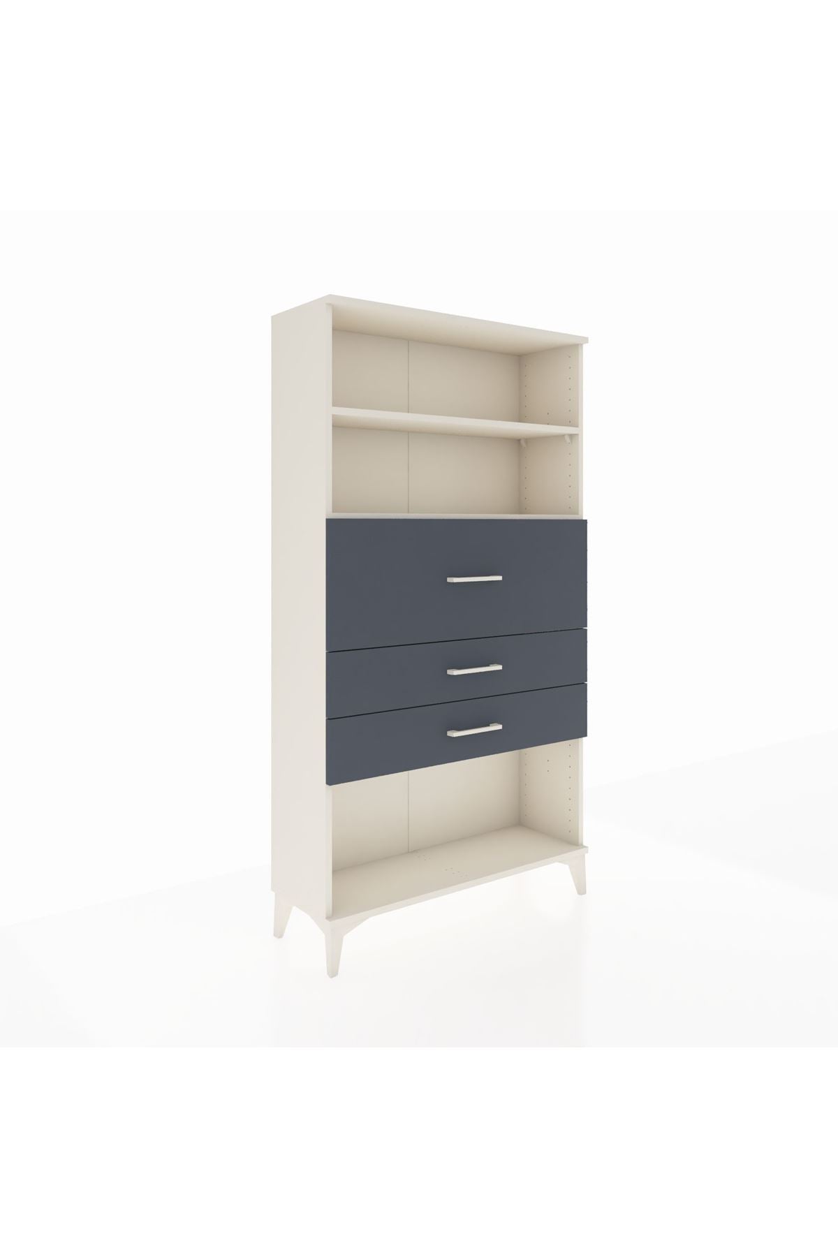 Arges Dolap 2 Raflı 3 Çekmeceli 88x30x163 - S21M160V2A