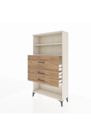 Arges Dolap 2 Raflı 3 Çekmeceli 88x30x163 - S21M160V3A