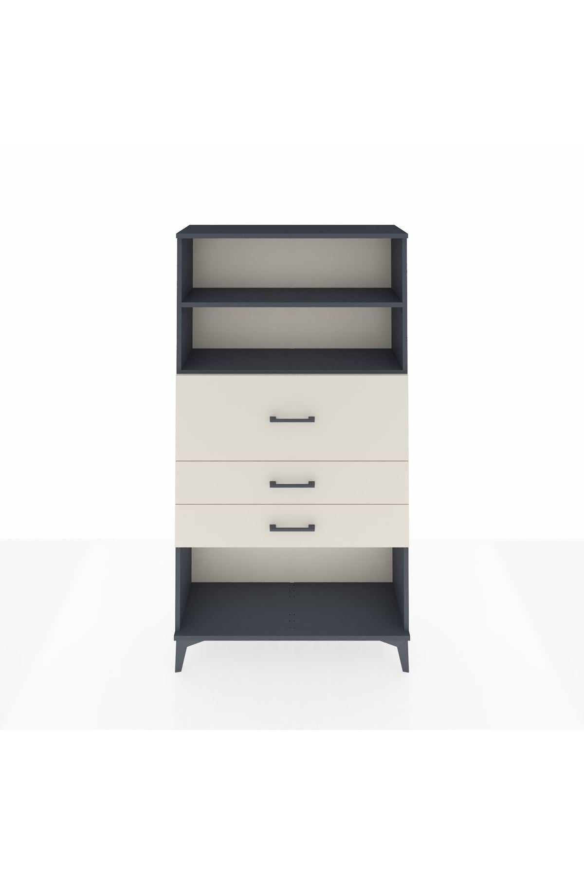 Arges Dolap 2 Raflı 3 Çekmeceli 88x30x163 - S21M160V4A