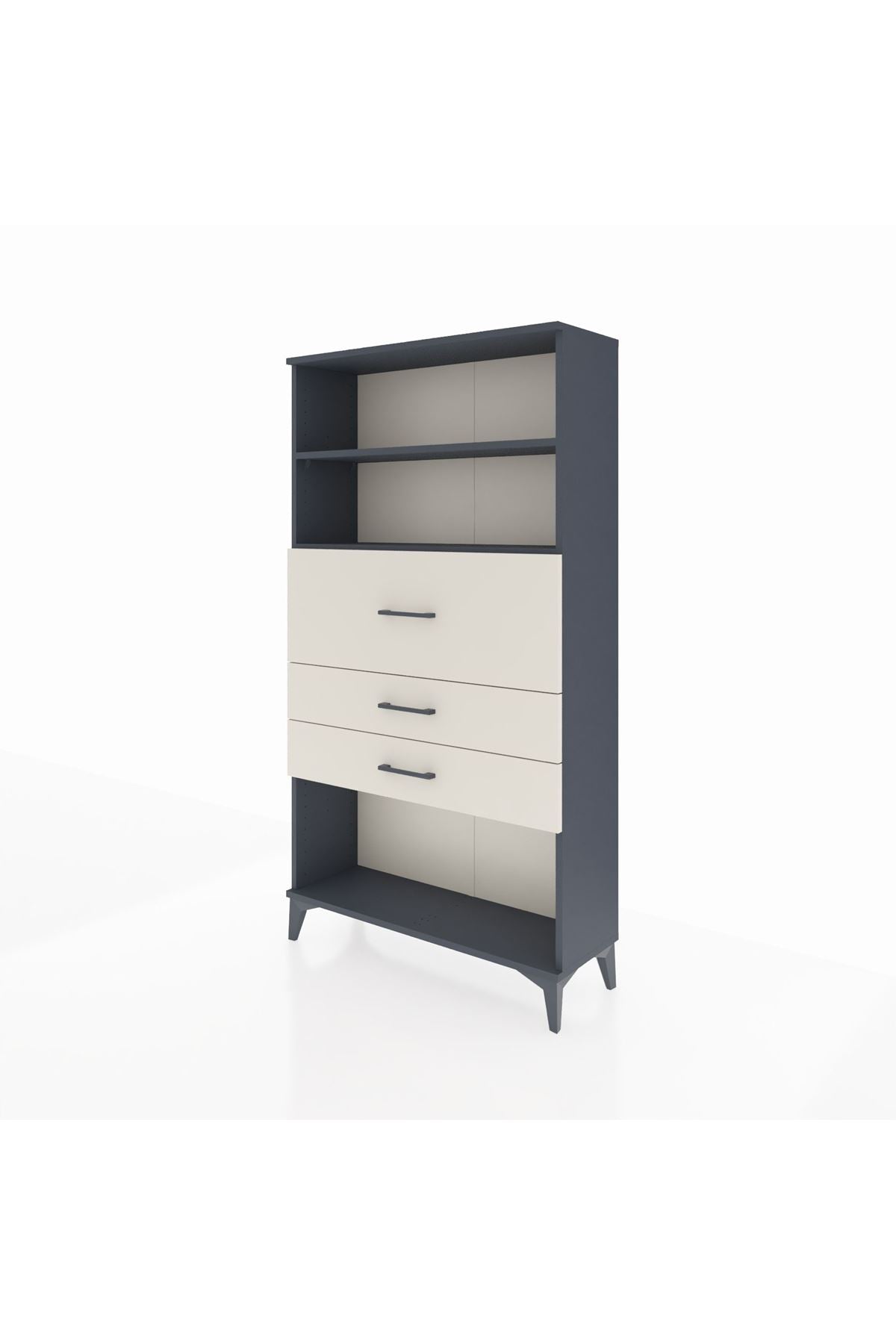 Arges Dolap 2 Raflı 3 Çekmeceli 88x30x163 - S21M160V4A