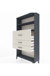 Arges Dolap 2 Raflı 3 Çekmeceli 88x30x163 - S21M160V4A