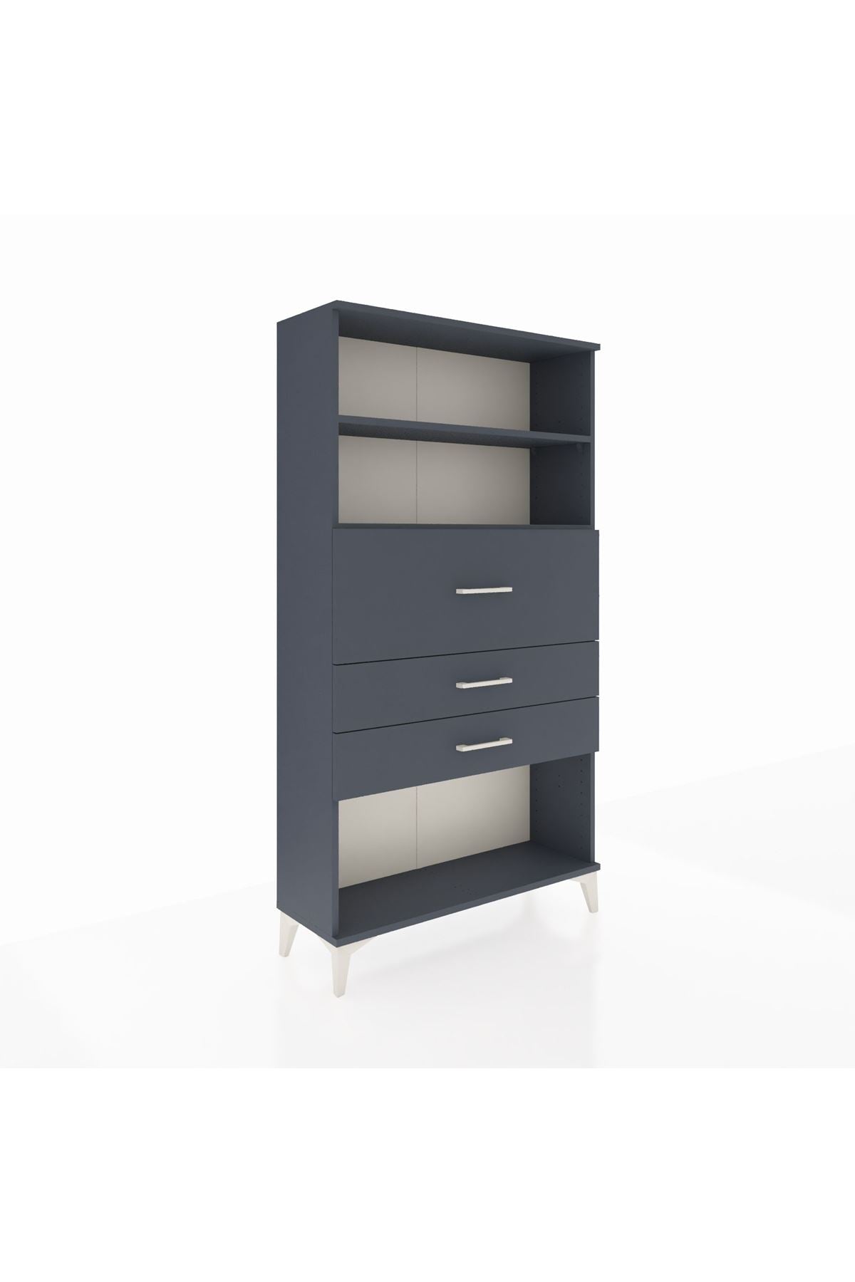 Arges Dolap 2 Raflı 3 Çekmeceli 88x30x163 - S21M160V5A
