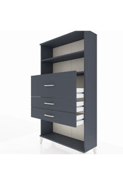 Arges Dolap 2 Raflı 3 Çekmeceli 88x30x163 - S21M160V5A
