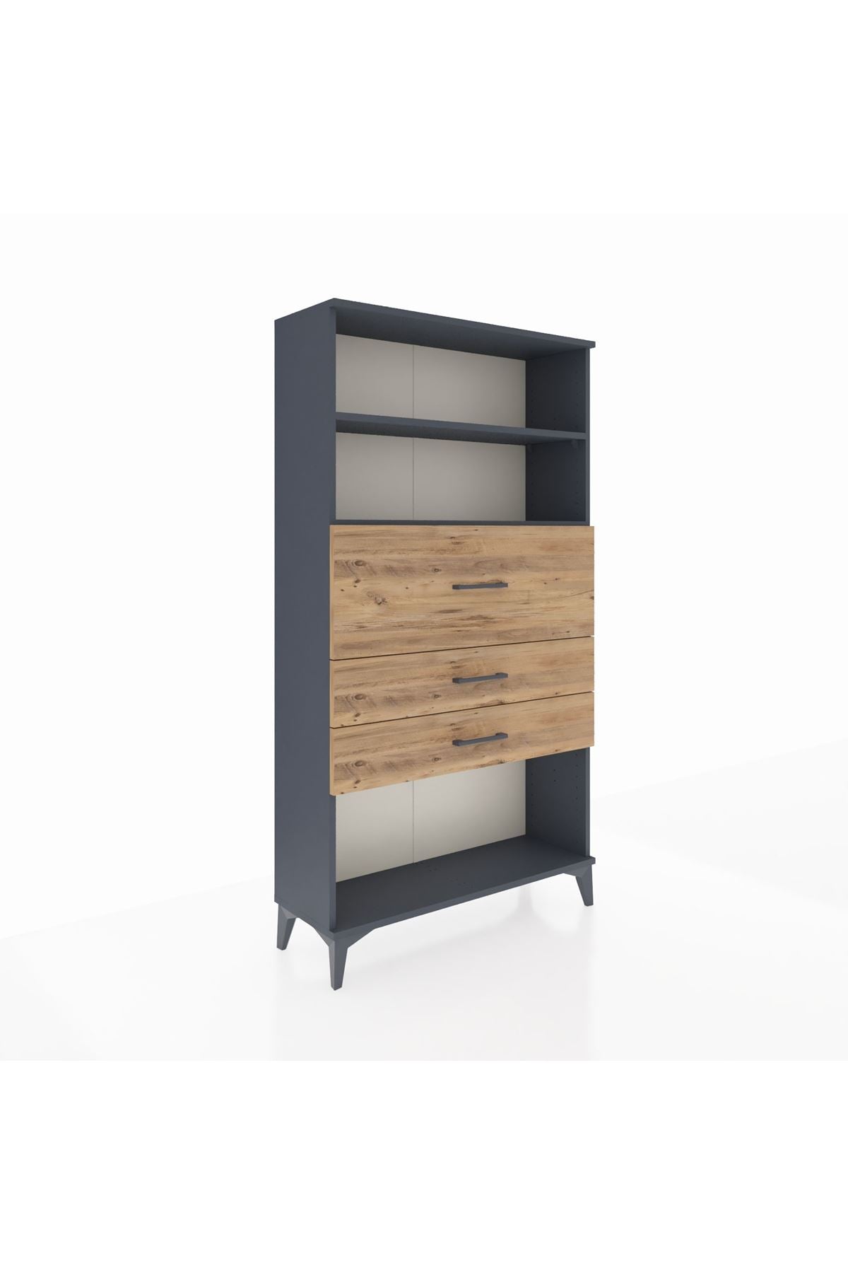 Arges Dolap 2 Raflı 3 Çekmeceli 88x30x163 - S21M160V6A