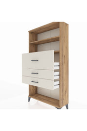 Arges Dolap 2 Raflı 3 Çekmeceli 88x30x163 - S21M160V7A