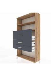 Arges Dolap 2 Raflı 3 Çekmeceli 88x30x163 - S21M160V8A