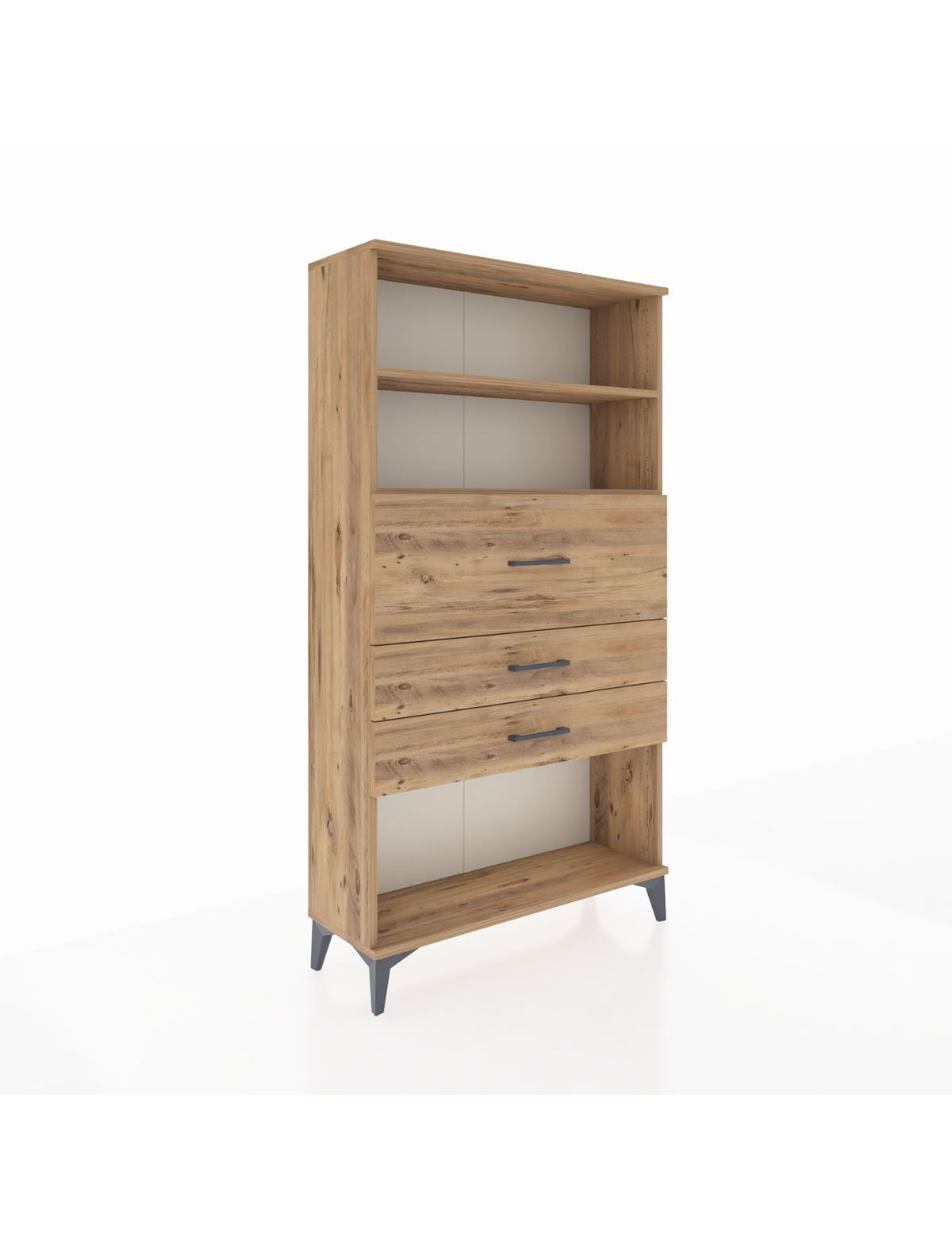 Arges Dolap 2 Raflı 3 Çekmeceli 88x30x163 - S21M160V9A
