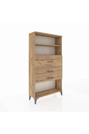 Arges Dolap 2 Raflı 3 Çekmeceli 88x30x163 - S21M160V9A