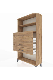 Arges Dolap 2 Raflı 3 Çekmeceli 88x30x163 - S21M160V9A