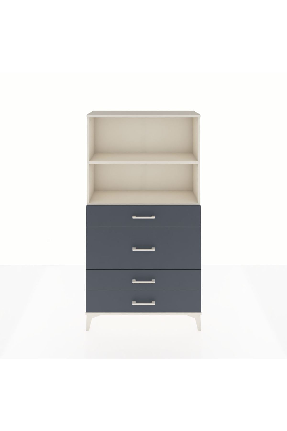 Arges Dolap 2 Raflı 4 Çekmeceli 88x30x163 - S21M161V2A