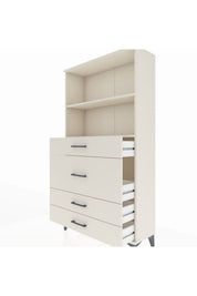 Arges Dolap 2 Raflı 4 Çekmeceli 88x30x163 - S21M161V1A