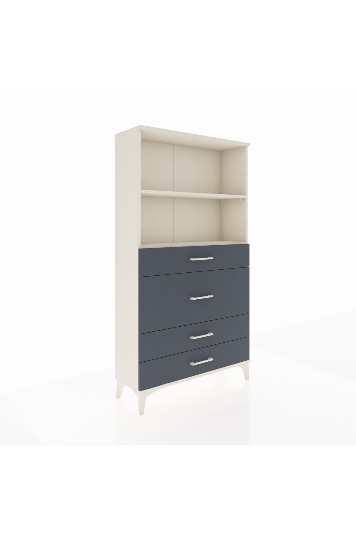 Arges Dolap 2 Raflı 4 Çekmeceli 88x30x163 - S21M161V2A
