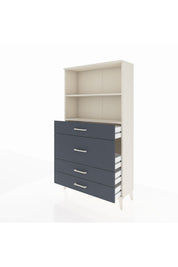 Arges Dolap 2 Raflı 4 Çekmeceli 88x30x163 - S21M161V2A