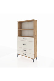 Arges Dolap 2 Raflı 4 Çekmeceli 88x30x163 - S21M161V7A