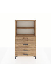 Arges Dolap 2 Raflı 4 Çekmeceli 88x30x163 - S21M161V9A