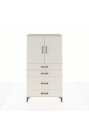 Arges Dolap 2 Raflı 4 Çekmeceli 2 Kapaklı 88x30x163 - S21M162V1A