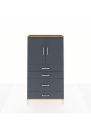 Arges Dolap 2 Raflı 4 Çekmeceli 2 Kapaklı 88x30x163 - S21M162V8A